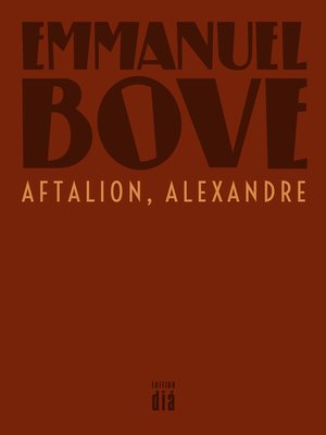 cover image of Aftalion, Alexandre